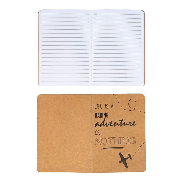 24 Pack Kraft Paper Notebook, Happy Journal (4 x 5.75 in)