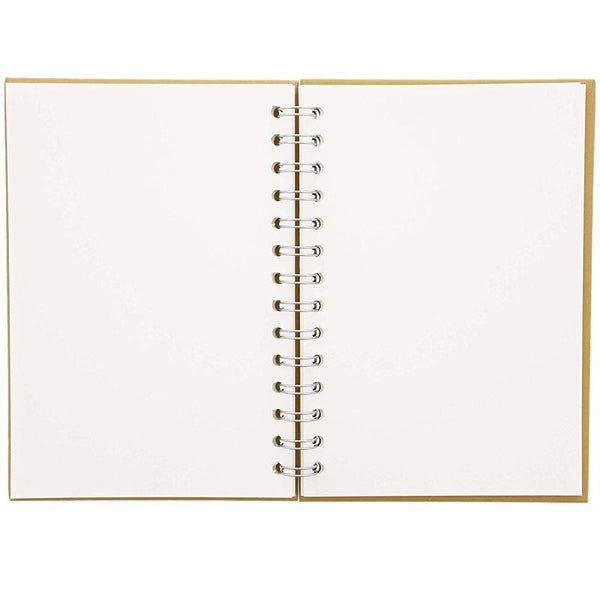 Kraft Paper Cover Unlined Notebook, 8.5 x 11 Blank Journal for Kids (8.5 x  11 in, 6 Pack)