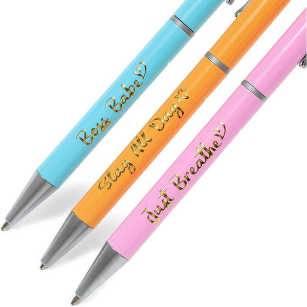 Adulthood Pen Set In Pastels  5 Ballpoint Pens on Gift Card – The Bullish  Store