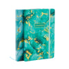 2 Pack Marble Hardcover Journals 5.5" x 8" Lined Lay Flat Notebooks (Teal with Gold Foil)