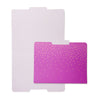 Pink Decorative File Folders, 1/3 Cut Tab, Letter Size, Gold Foil Dots (12 Pack)