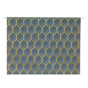 12 Pack Decorative Hanging File Folders with 1/5 Tab, Gold Foil Geometric Design (3 Colors, 11.75 x 9 In)