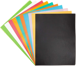Translucent Vellum Paper for Invitations and Tracing (8.5 x 11 in, 10 Colors, 50 Sheets)