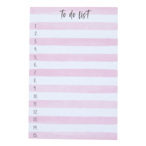3 Pack Lined Planner Sticky Notes, 4x6 Reminder Pads for To Do Notepads, Memos, Grocery Lists, Errands, 50 Sheets (Pink and White)