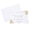 50 Pack Blank Invitations with Envelopes, Printable DIY Greeting Cards for Wedding Baby Shower (5x7 in)