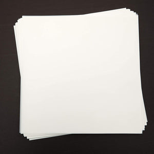 100 Sheets Translucent Vellum Paper for Invitations, Crafts, Tracing, 93 GSM (White, 12x12 in)
