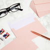 A1 Premium Invitation Envelopes, Metallic Pink, Mini Sized (3.6 × 5.1 In, 50 Pack)