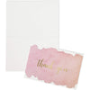 Watercolor Thank You Cards with Envelopes, Gold Foil, Stickers (4x6 In, 48 Pack)