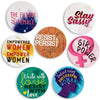 Women Empowerment Stickers, Feminist Girl Power Quotes, 8 Designs (2 In, 500 Pieces)