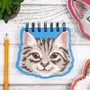 Cat Lover's Hardcover Notebook, 3 Die Cut Designs (4.5 x 5.5 Inches, 3 Pack)