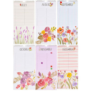 Date to Remember Large Desk Perpetual Calendar with Reminder Stickers (16 x 8 In)