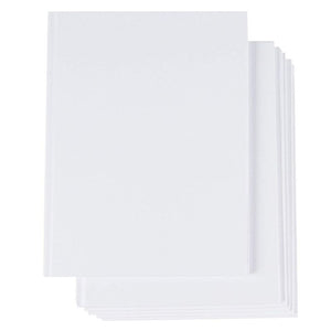 Blank Hardcover Sketchbooks, 18 Sheets Each (6 x 8 In, 6 Pack)