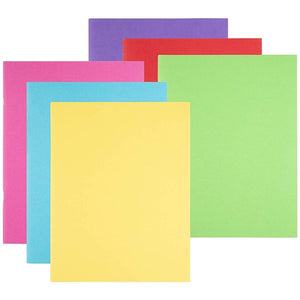 Paper Notebook Journals for Students, 6 Colors (8.5 x 11 In, 12 Pack)