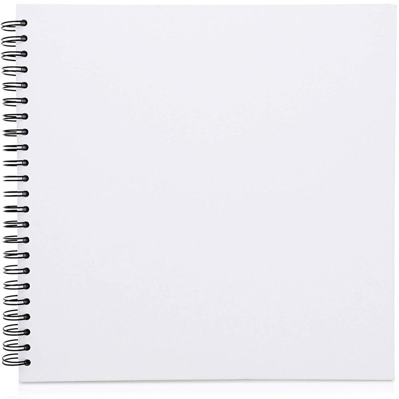 Hardcover Scrapbook Album (12 x 12 Inches, White, 40 Sheets)