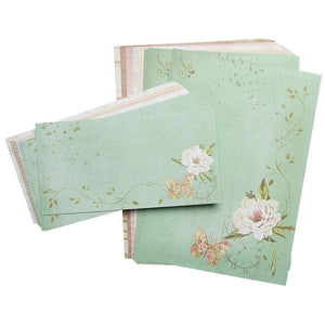 Floral Vintage Stationery Letter Paper and Envelopes Set (90 Pieces)