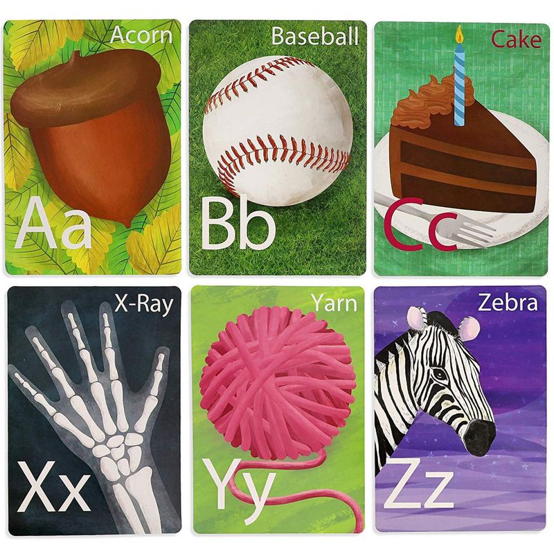 Alphabet Letter Bulletin Board Poster Cards for Classrooms (26 Pack)