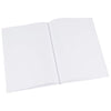 White Hardcover Blank Book, Unlined Journal for Students (7x10 In, 3 Pack)
