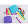 Paper Notebook Journals for Students, 6 Colors (4.1 x 4.2 Inches, 48-Pack)