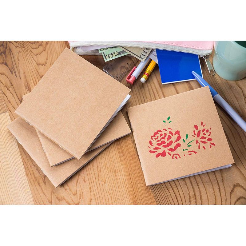 Mini Kraft Paper Blank Notebook Journals, 24 Sheets Each (4.1 x 4.2 In –  Paper Junkie