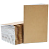24 Pack Kraft Paper Notebook, Blank Journals Bulk for Travelers Students (5.5x8.5, A5)