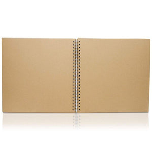 Kraft Hardcover Blank Scrapbook Photo Album (12 x 12 Inches, 40 Sheets)