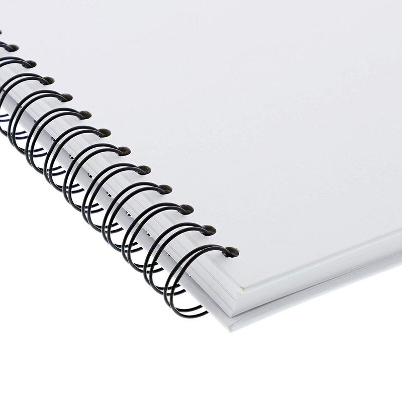 Hardcover Blank Scrapbook Photo Album (8 x 8 Inches, White, 40 Sheets) –  Paper Junkie