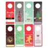 48 Pack Holiday Wine Gift Tags, Wine Bottle Tags, Hang Tags, Paper Gift Labels and Wine Tags for Christmas Dinner, Parties and Wine Bottle Decor, 8 Funny Wine Pun Designs