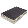 12 Pack Kraft Paper Notebook, Blank Lined Journal Black Cover (5.5x8 in, A5)