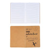Kraft Paper Notebook, Travelers Journal (4 x 5.75 Inches, 12-Pack)
