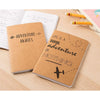 Kraft Paper Notebook, Travelers Journal (4 x 5.75 Inches, 12-Pack)