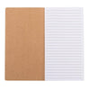 Kraft Paper Notebook, Blank Lined Journal (4 x 8 in, 12 Pack)