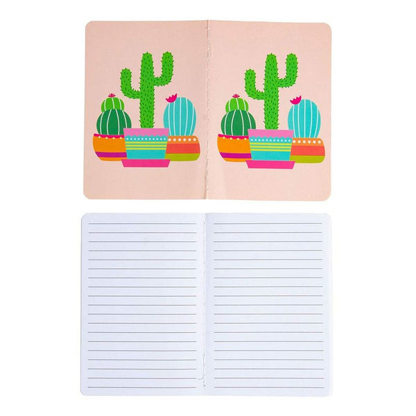 Paper Junkie Mini Cactus Journal Notebooks, Party Favors (3.5 x 5 Inch