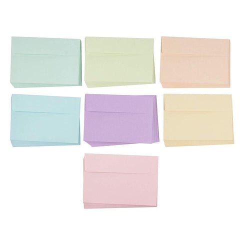 Neon A4 Envelopes - 112-Count Invitation Envelopes, 4 x 6 Gummed