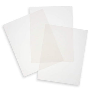 Vellum Paper for Invitations, Arts and Crafts Supplies (Silver, 8.5 x 11 in, 50 Sheets)