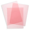 Pink Vellum Paper for Invitations and Tracing (8.5 x 11 in, 50 Sheets)