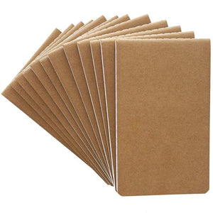 Kraft Cover To Do List Notepads, 64 Pages Each (2.7 x 4.5 In, 12 Pack)