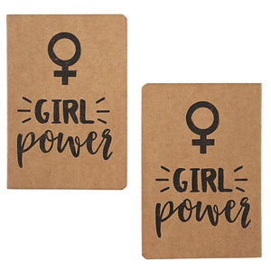Feminist Kraft Paper Journal with Lined Pages, 40 Sheets Each (5.7 x 4 In, 12 Pack)