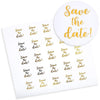 Paper Junkie 200-Count Save The Date Envelope Seal Sticker Labels, 1 Inch