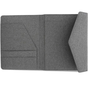 Paper Junkie Grey Business Portfolio Padfolio Folder