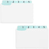 2 Sets Daily Index Card Dividers with UV Laminated Tabs, Numbers 1-31, 3.5 x 5 in.