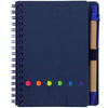 Mini Kraft Spiral Notebooks with Sticky Notes and Pen (6 Inch, 5-Pack)