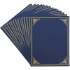 Paper Junkie 24 Pack Certificate Holder Letter-Sized Diploma Cover - Navy Blue