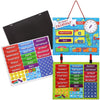 Paper Junkie Kids Magnetic Daily Learning Calendar