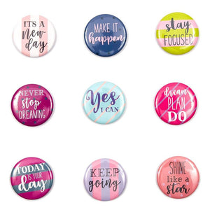 Inspirational Quote Magnets (18 Pack)