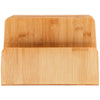 Bamboo Wood Mail Organizer with 5 Slots (10 x 6.5 Inches)