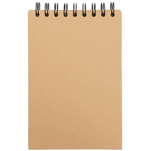 Kraft Cover Notepads, Travel Journal Notebooks (50 Sheets, 4 Pack)