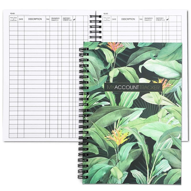 Account Tracker Notebook, Budget Journal (50 Sheets, 2 Pack)