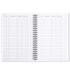 Account Tracker Notebook, Budget Journal (50 Sheets, 2 Pack)