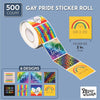 Love is Love Rainbow Pride Sticker Decals (500 Pack)