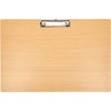 2 Pack Ledger Size Wood Clipboards with Low Profile Clip, Horizontal and Vertical